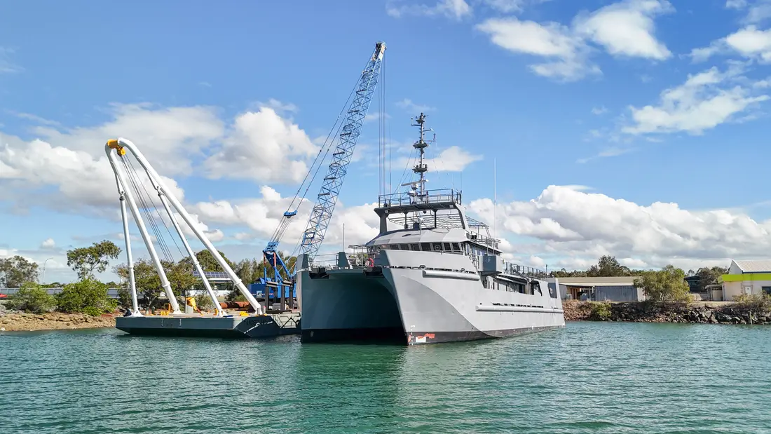 Vessel electrical refit at the Gladstone marina