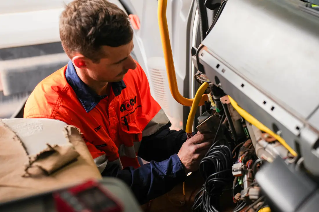 Machinery wiring repair