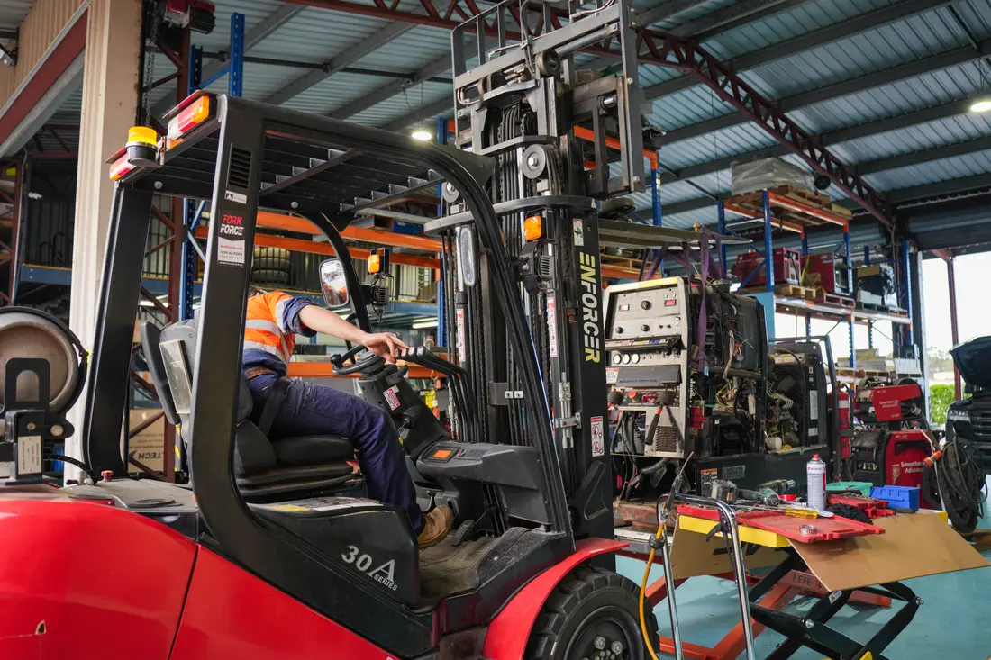 Plant and equipment repair in the ACES workshop